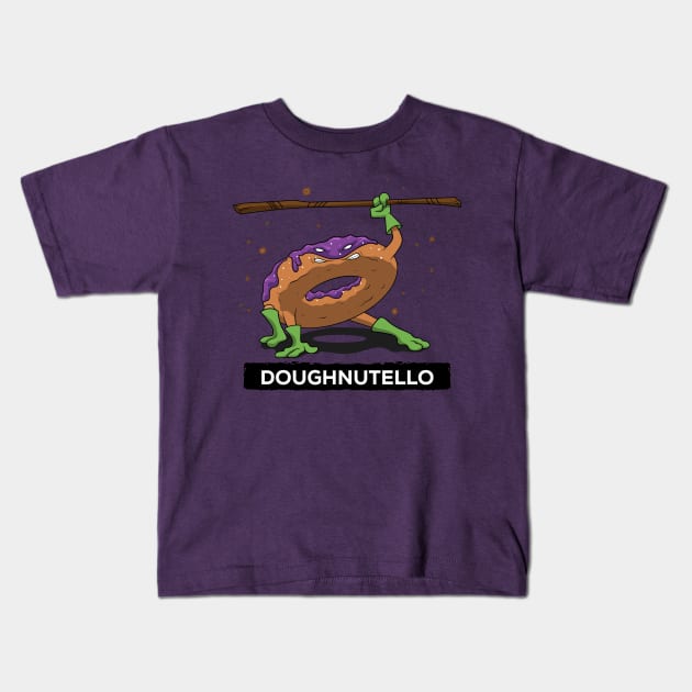 Dougnutello Kids T-Shirt by DeepDiveThreads